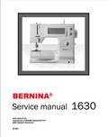 Bernina  Service Manuals - 1630