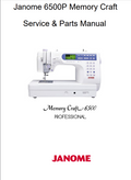 Janome Parts and Service Manuals - MC6500P