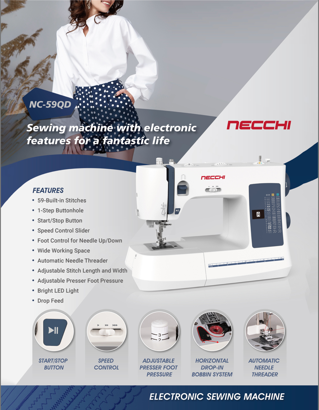 NC-59QD Computerized Sewing Machine