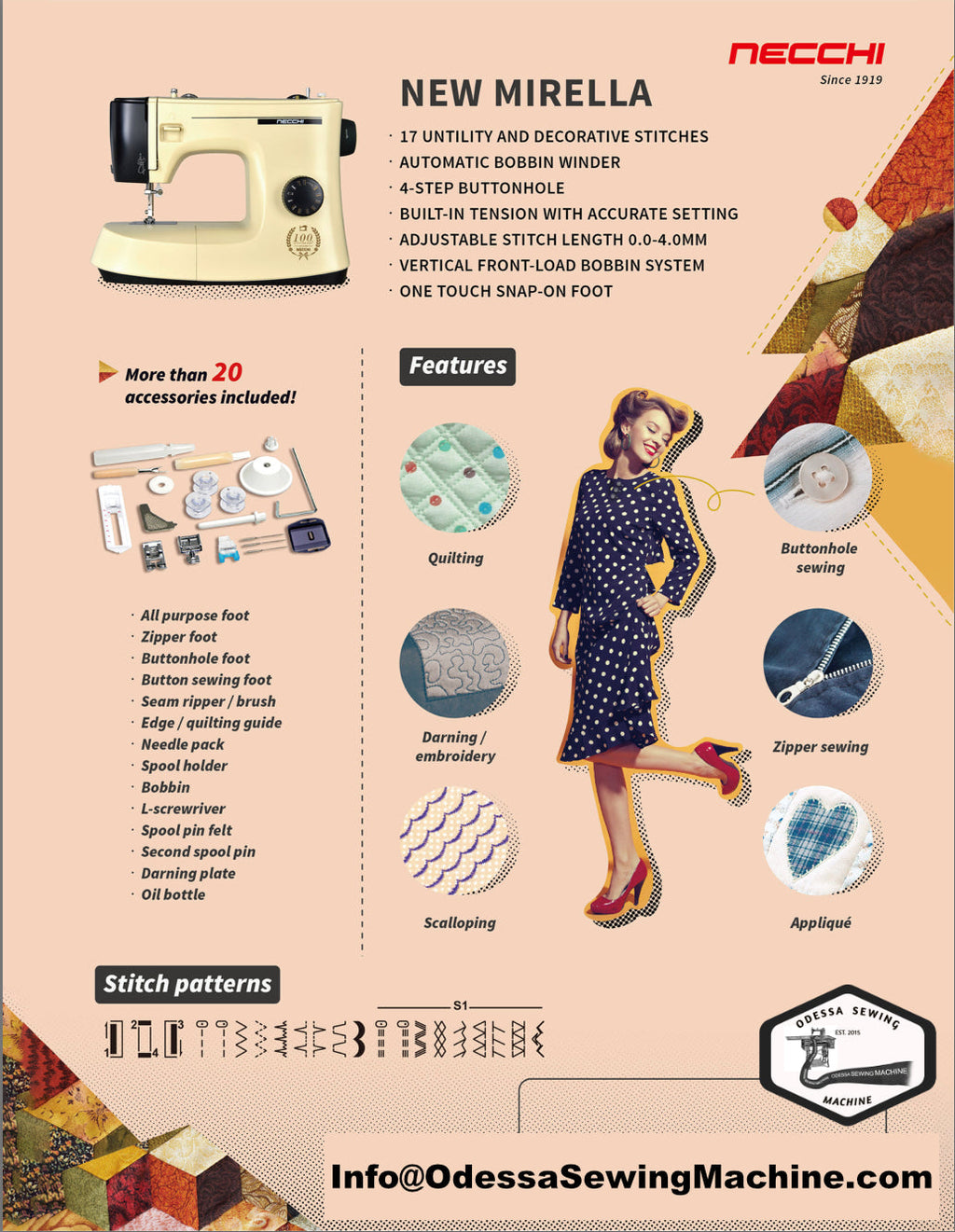 KM417A Mechanical Sewing Machine