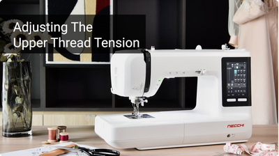 Adjusting the upper thread tension 