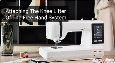 Attaching the knee lifter of the Free Hand System