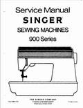 Singer Service Manual - 900 series