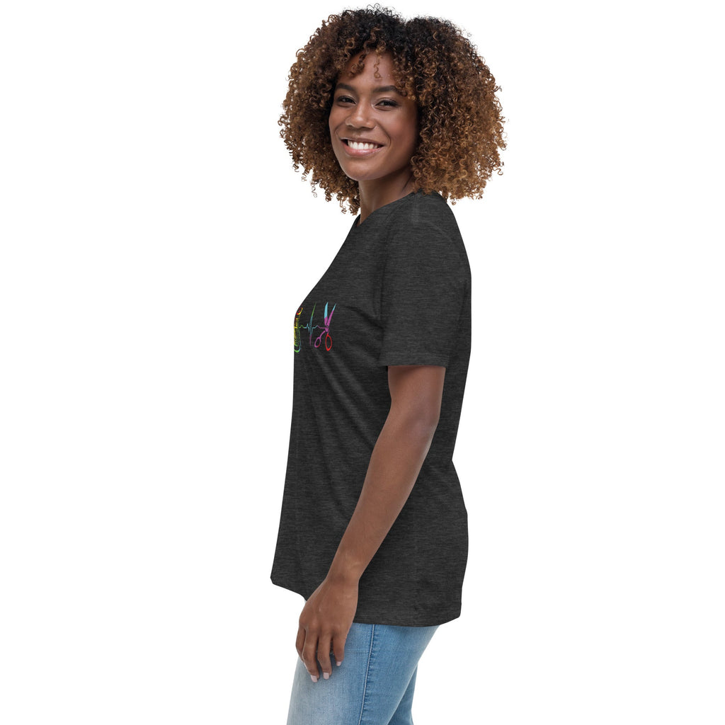 Heart Beat of Sewing - Women's Relaxed T-Shirt
