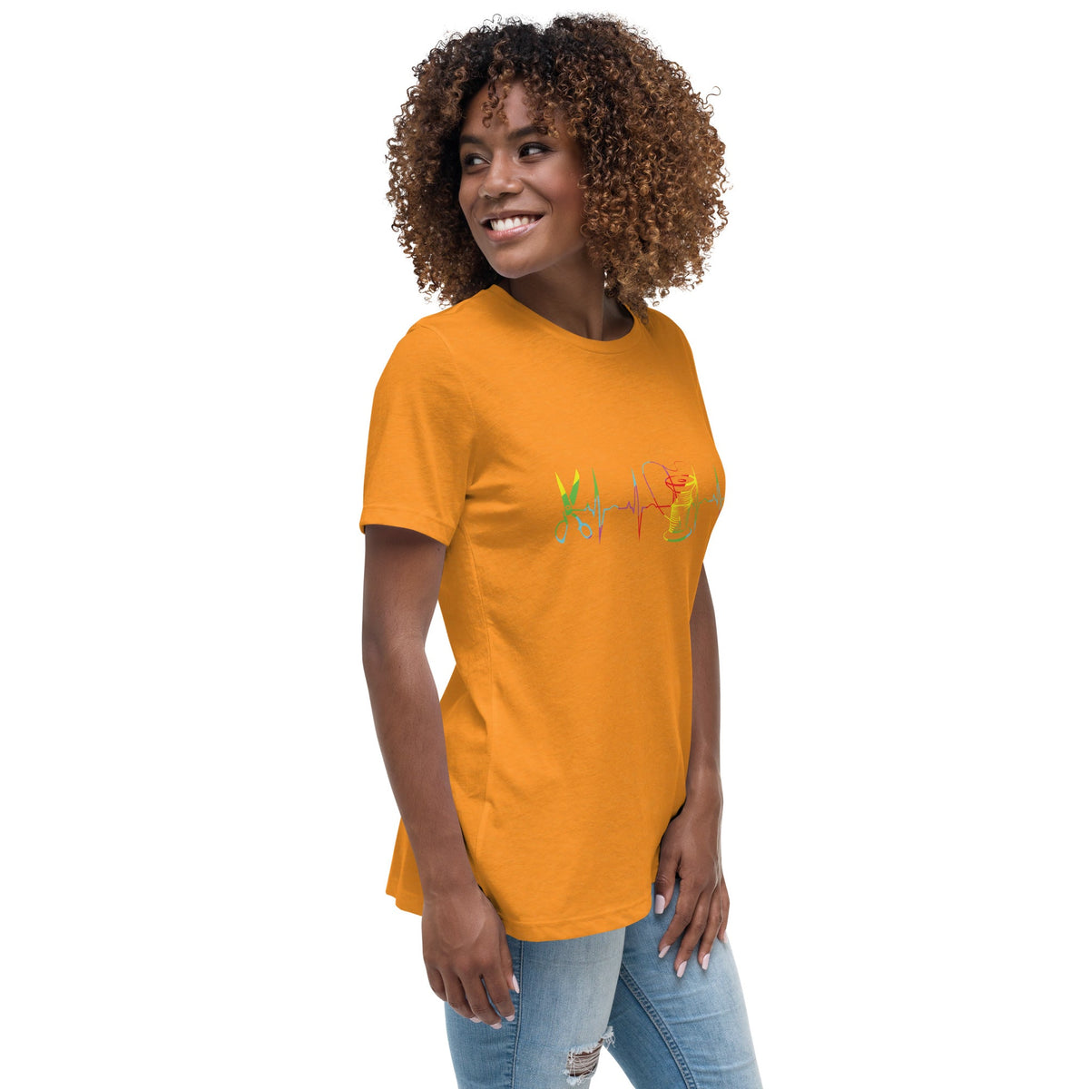 Heart Beat of Sewing - Women's Relaxed T-Shirt
