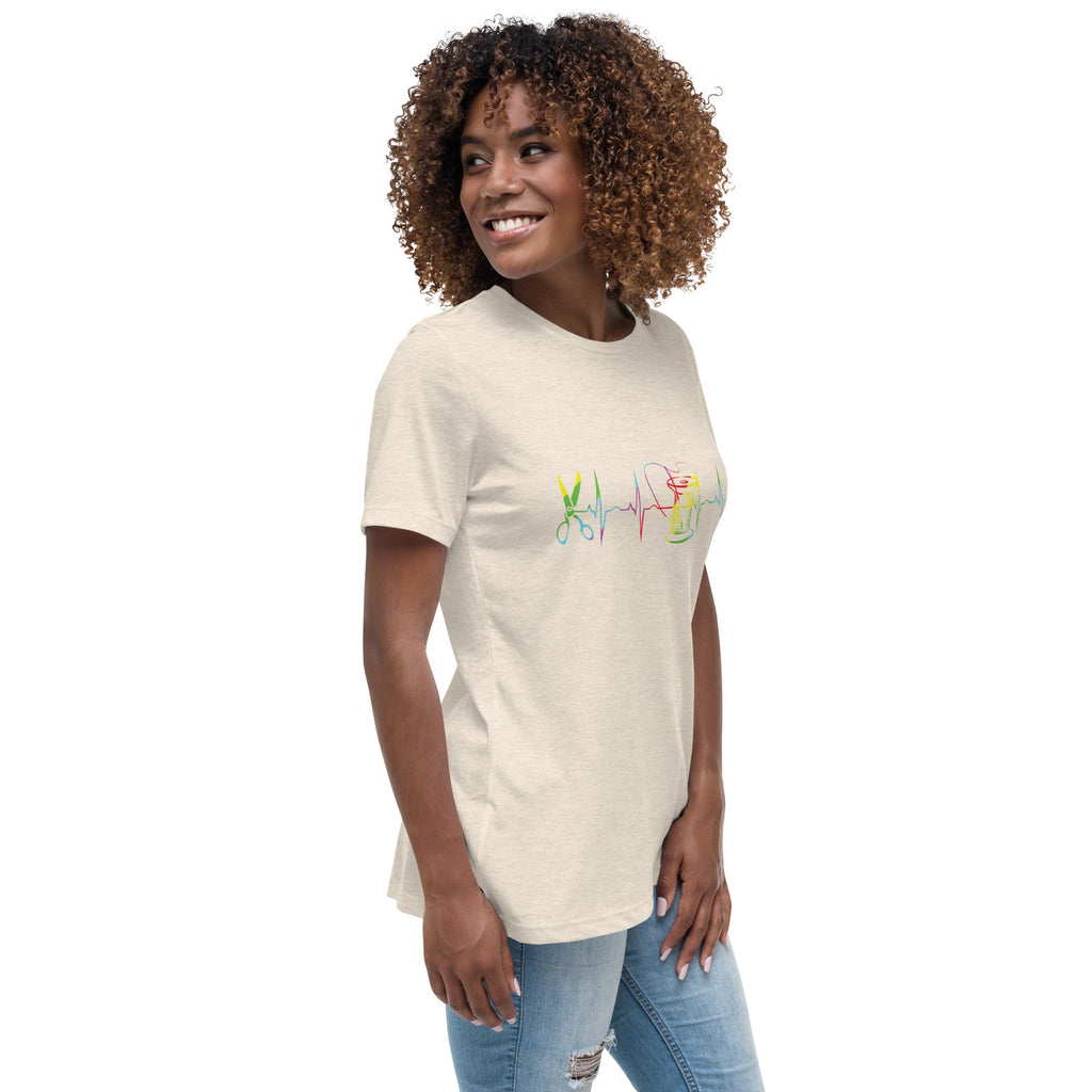 Heart Beat of Sewing - Women's Relaxed T-Shirt