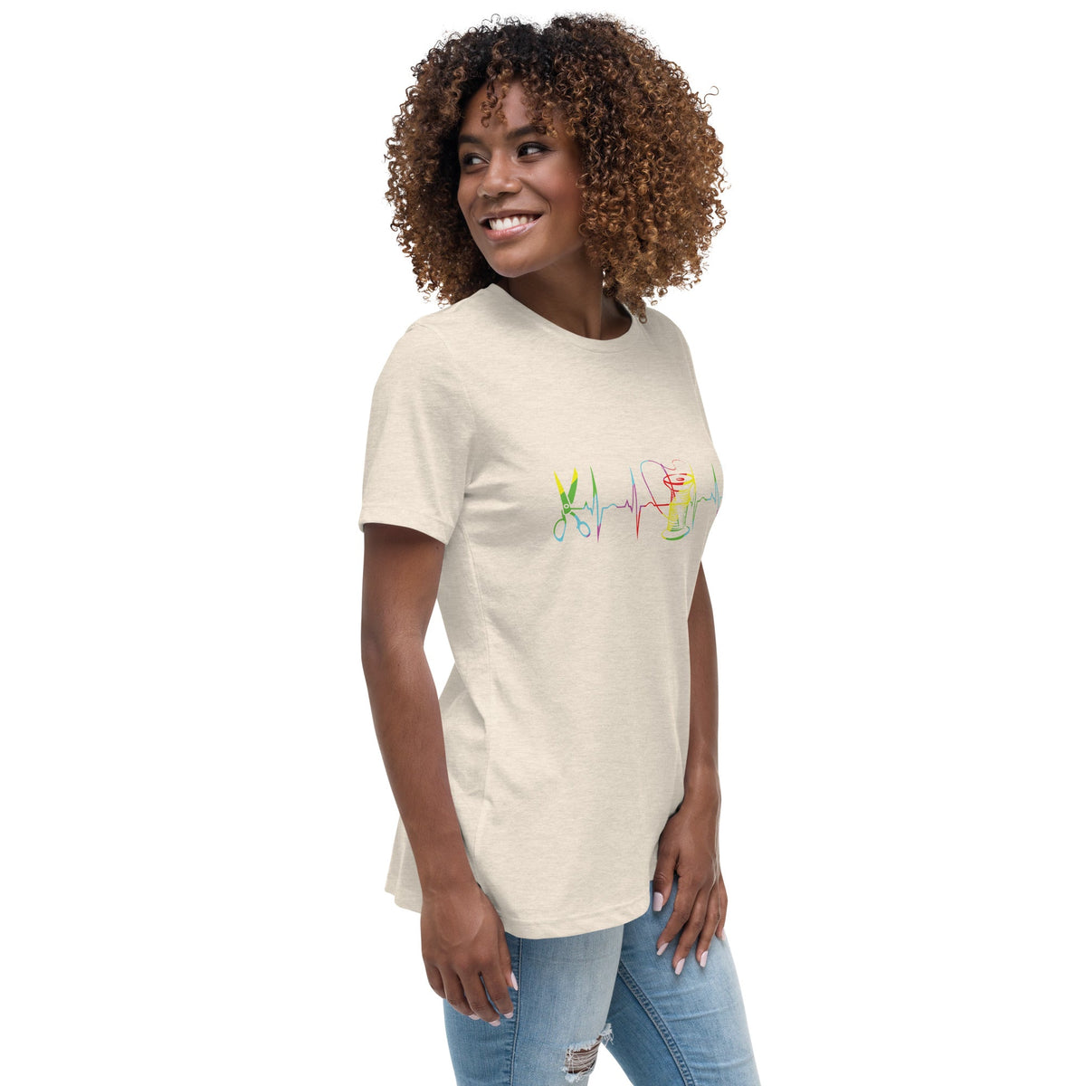 Heart Beat of Sewing - Women's Relaxed T-Shirt