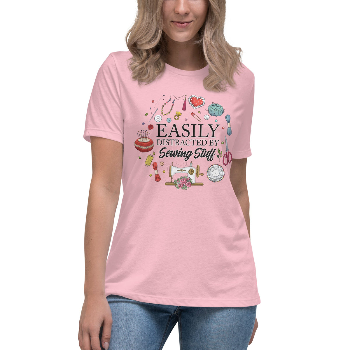 Easily Distracted - Women's Relaxed T-Shirt