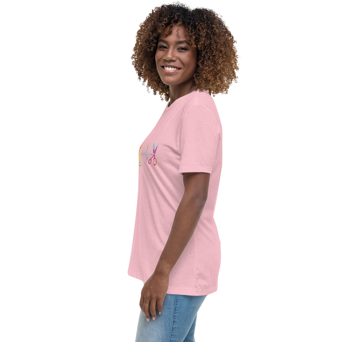 Heart Beat of Sewing - Women's Relaxed T-Shirt
