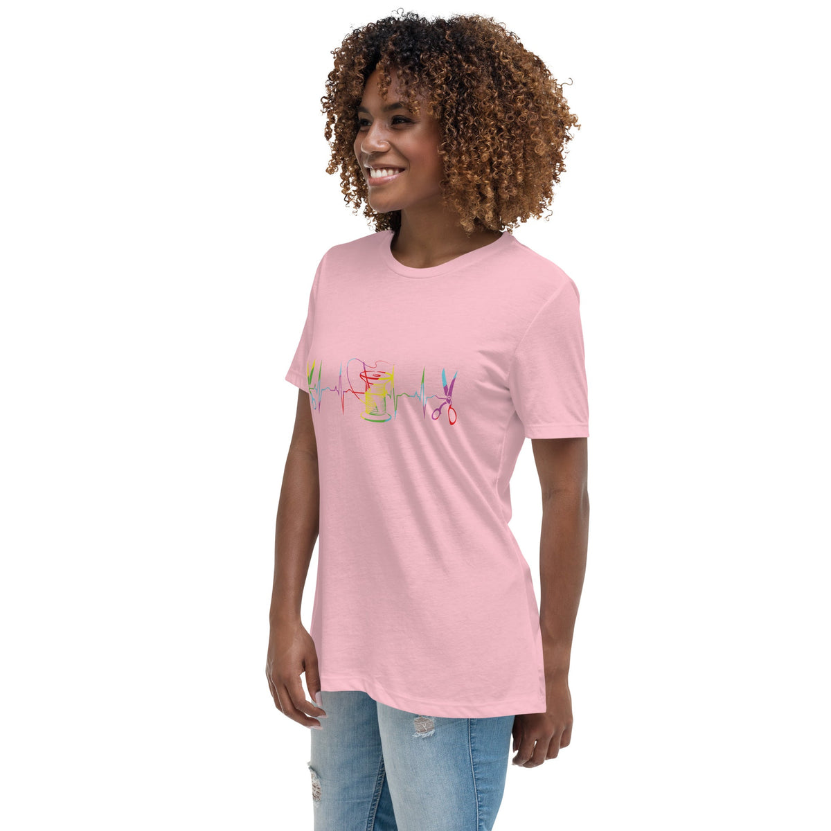 Heart Beat of Sewing - Women's Relaxed T-Shirt