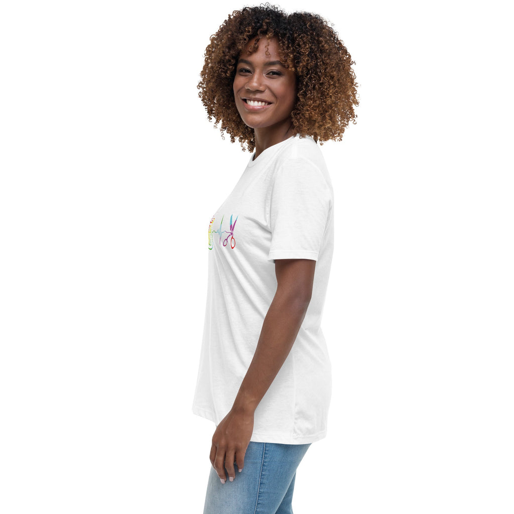 Heart Beat of Sewing - Women's Relaxed T-Shirt